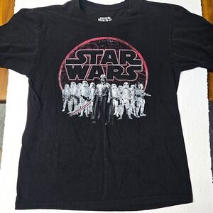 Star Wars Darth Vader Stormtrooper Black T Shirt Mens Medium M Mad‎ Engine